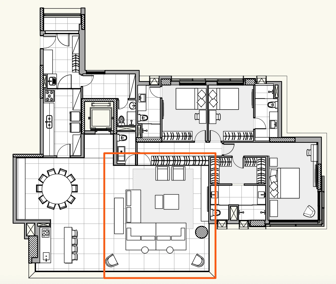 Planta baixa — Apartamento Vila Nova Conceição
