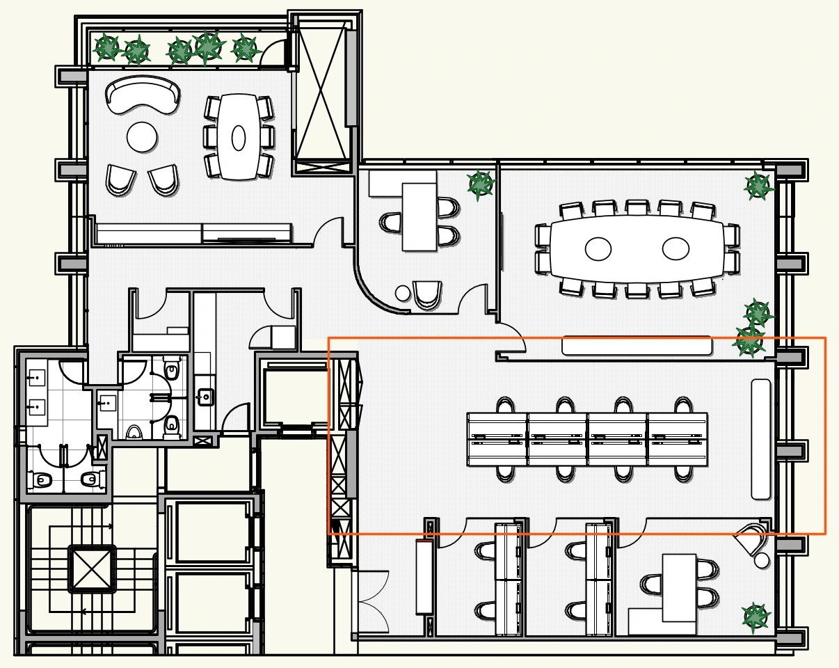 Planta baixa — Escritório Vila Olímpia I
